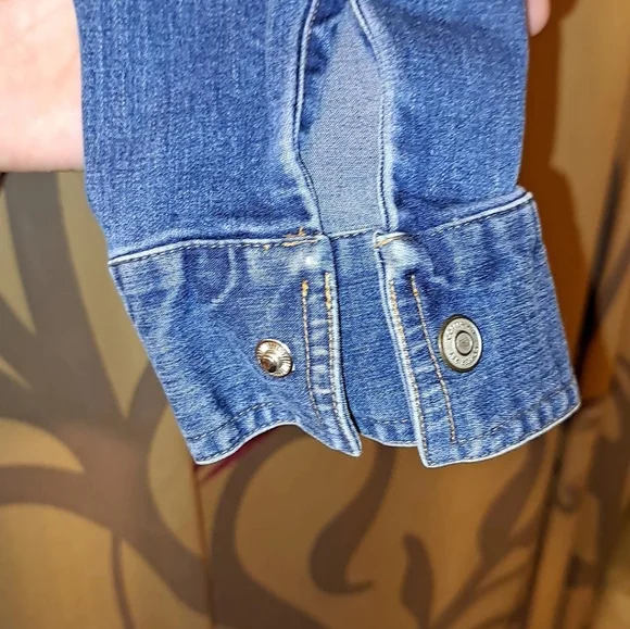 Trendy jean top - Picture 4 of 6